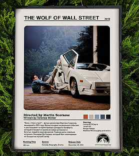 Постер с фильмом Волк с Уолл-стрит