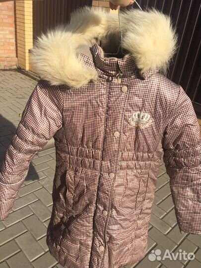 Зимнее пальто для девочки