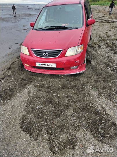 Mazda MPV 2.0 AT, 2001, битый, 240 000 км