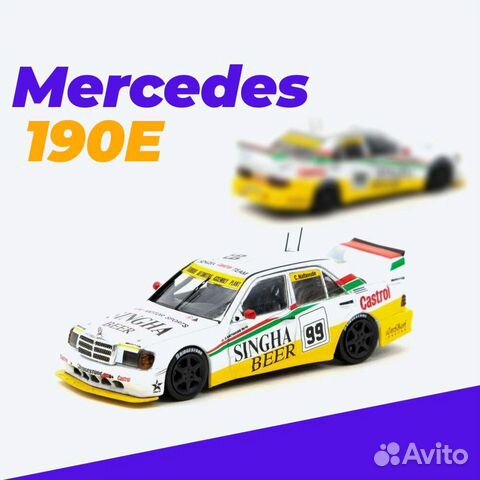 Масштабная модель Mercedes-Benz 190E 1/64
