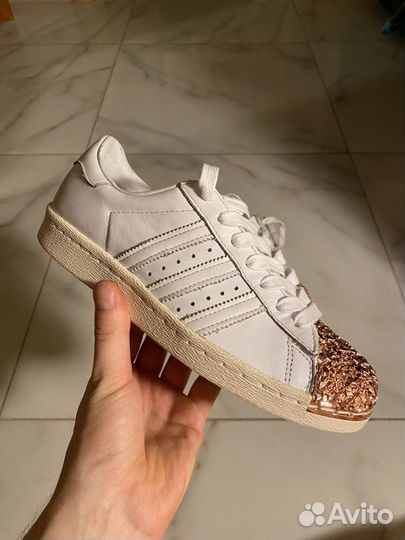 Adidas Superstar 80s 3D Metal Shell Toe White