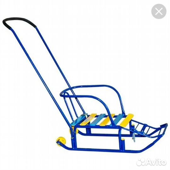 Детские санки с колесами