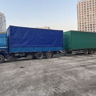 Тентованный грузовик 54 м³ Scania 3-Series, 1992