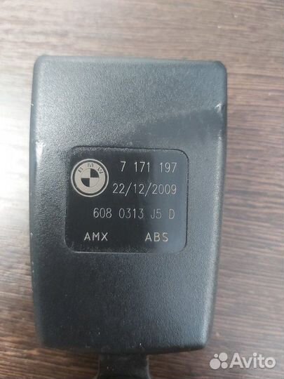 Замок ремня безопасности Bmw X5 4.8I E70 N62N 4.8I