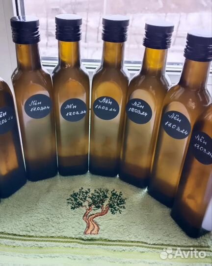 Льняное масло 250 мл не горчит