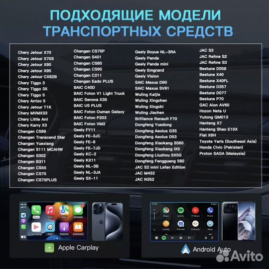 Carkit: Apple Carplay Android Auto из Carbitlink