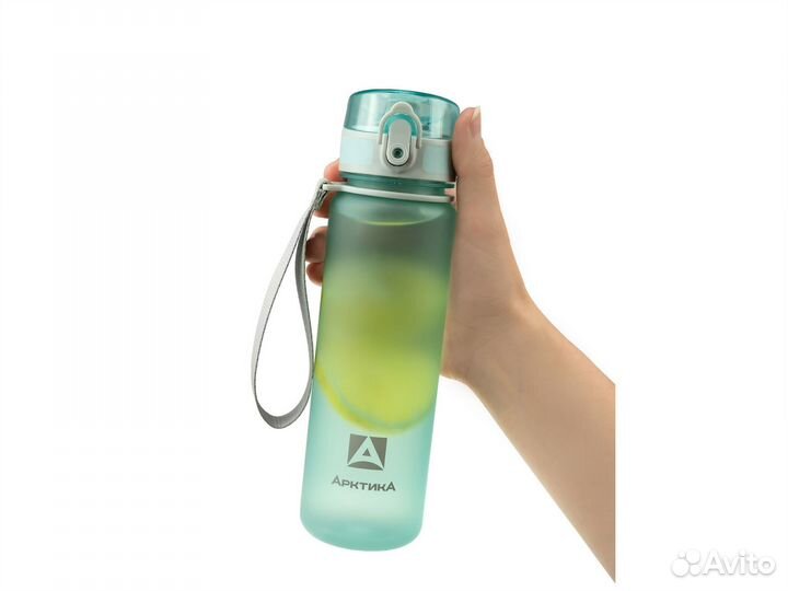 Бутылка тритановая Арктика, 500 мл, голубая матова