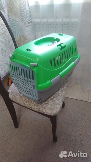 Переноска для кошек пластиковая
