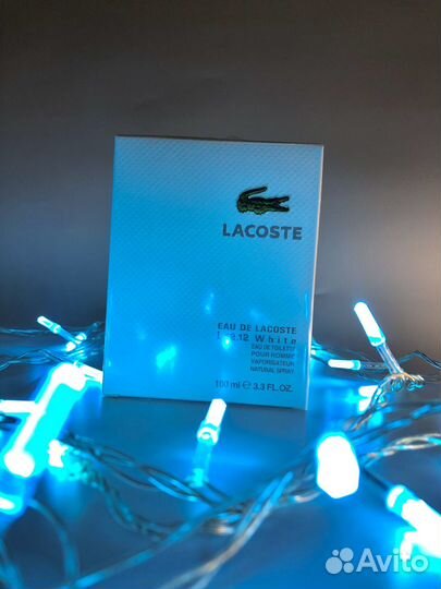 Духи lacoste L.12.12 Blanc мужские