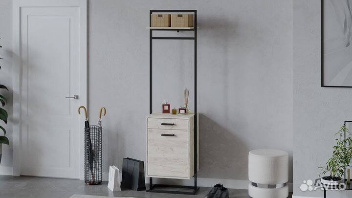 Вешалка Лофт комбинированная тип 1