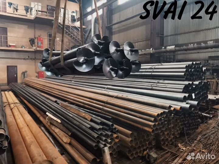 Винтовые сваи.Свайный фундамент под ключ.Монтаж