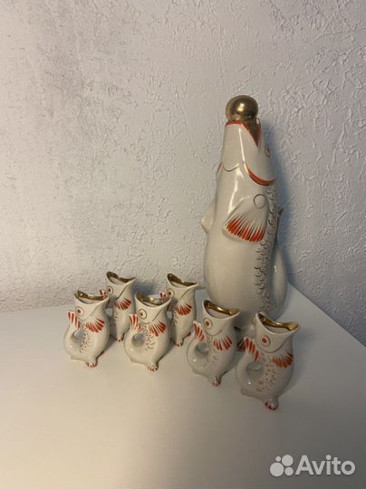 Ликерный набор. Штоф и рюмки 