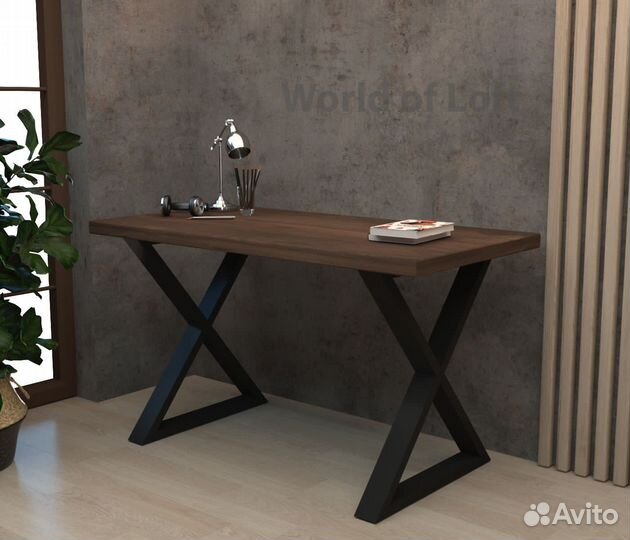 Стол компьютерный в стиле лофт