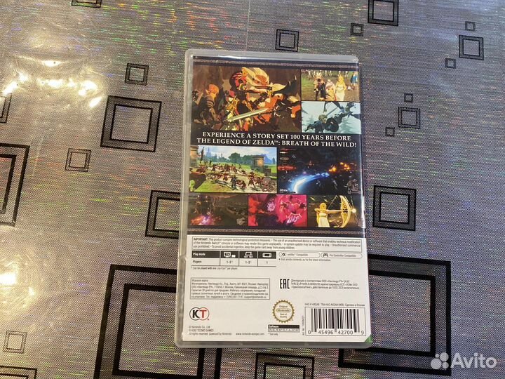 Игра на switch Hyrule warriors Age of calamity