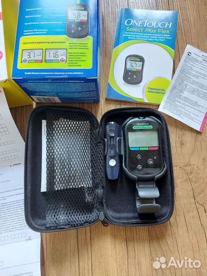 Глюкометр one touch select plus flex
