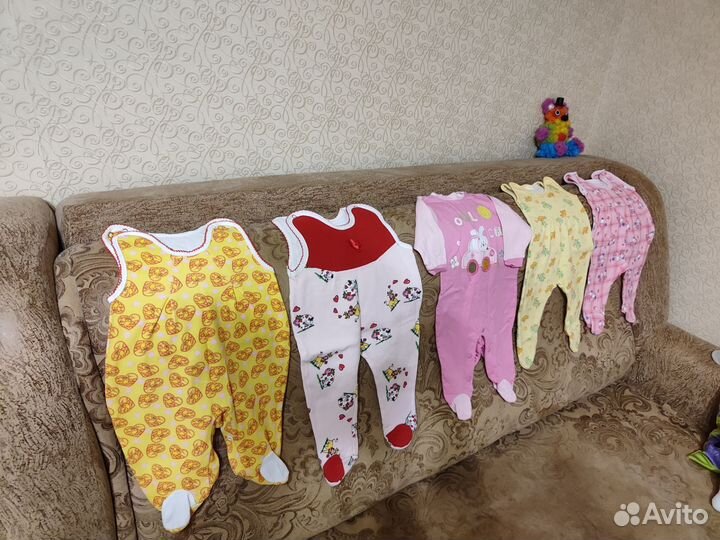 Пакет вещей для девочки 56+