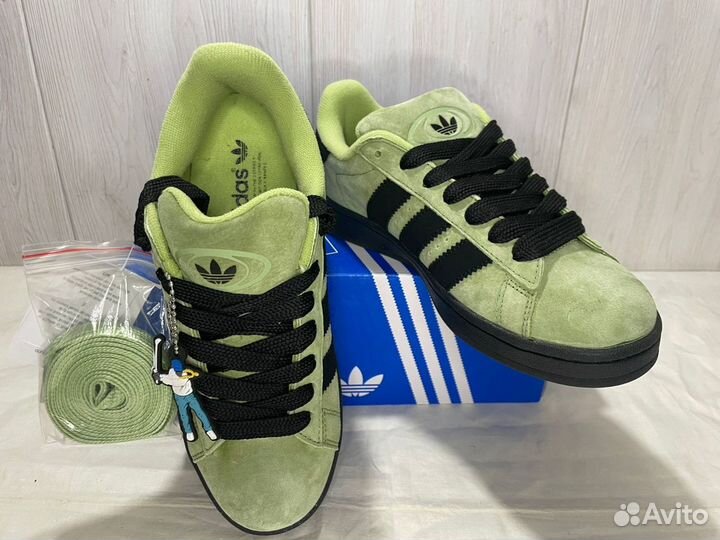 Кроссовки Adidas Campus Green Black