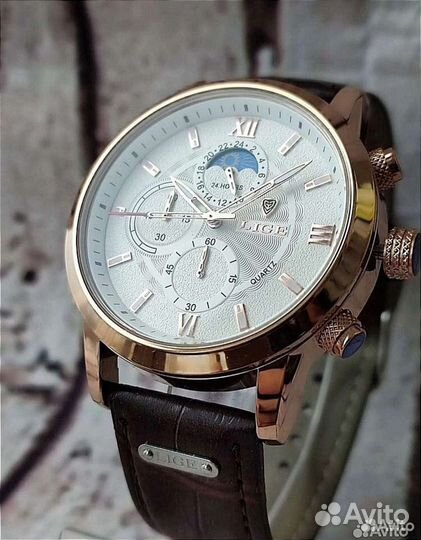 Мужские часы Lige. Curren,Megir,Foxbox,Naviforce