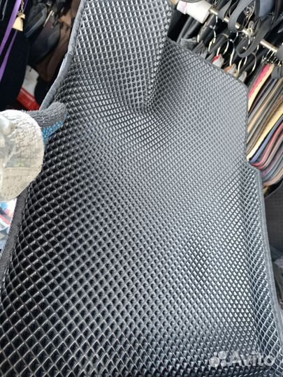 Эва коврики с бортами передние ока