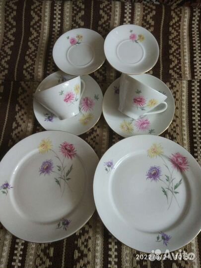 Предметы из сервиза Астры ГДР