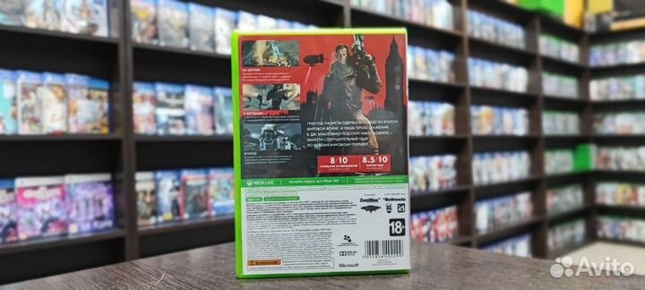 Wolfenstein the New Order xbox360 Диск