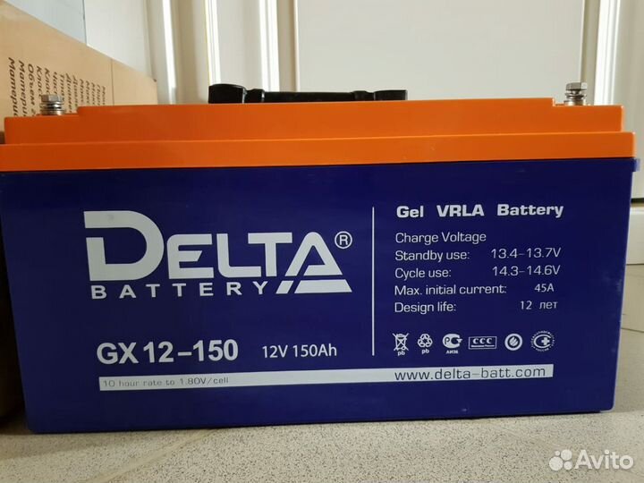 Инвертор powersine и аккумулятор delta