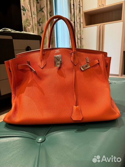 Сумка Hermes Birkin 40 orange