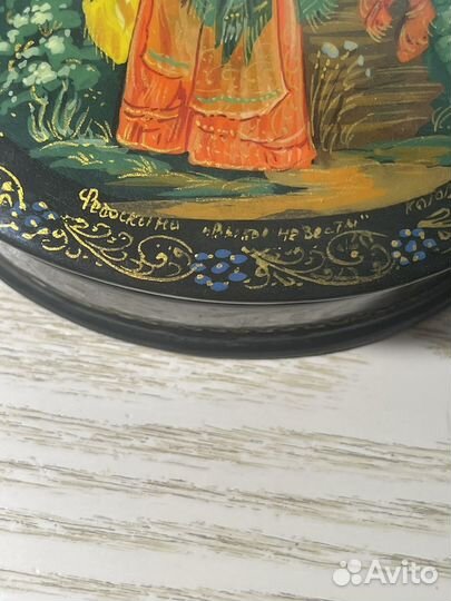 Шкатулки, лаковая миниатюра, Холуй, Федоскино