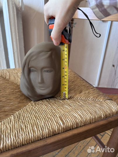 Скульптура для интерьера голова женщины