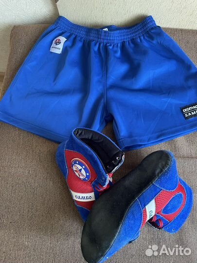 Шорты и борцовки для самбо