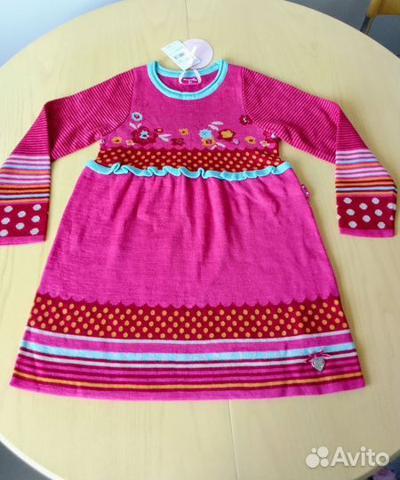 Новое теплое платье Pampolina р. 104