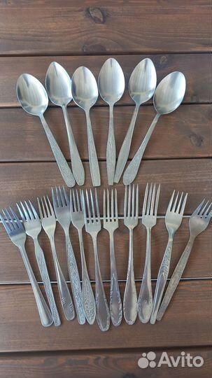Столовые приборы СССР (ложки, вилки, ножи)