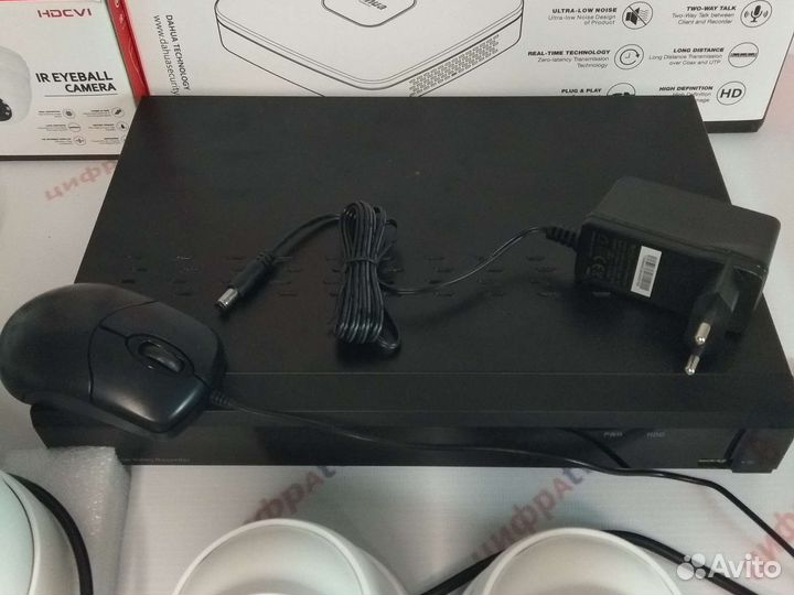 Комплект видеонаблюдения 4Мп Dahua 24 IP камеры