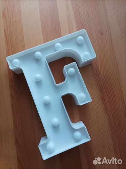 Светильник ночник буква