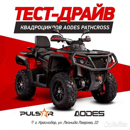 Квадроцикл Аodes Рathcross 1000 MAX MUD PRO