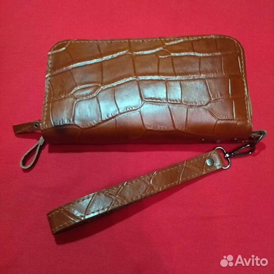 Кошелек мужской кожаный ручной работы