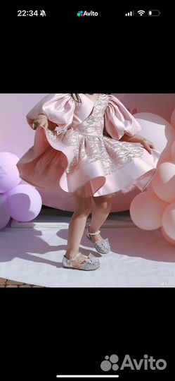 Шикарное платье на выпускной в садик для девочки