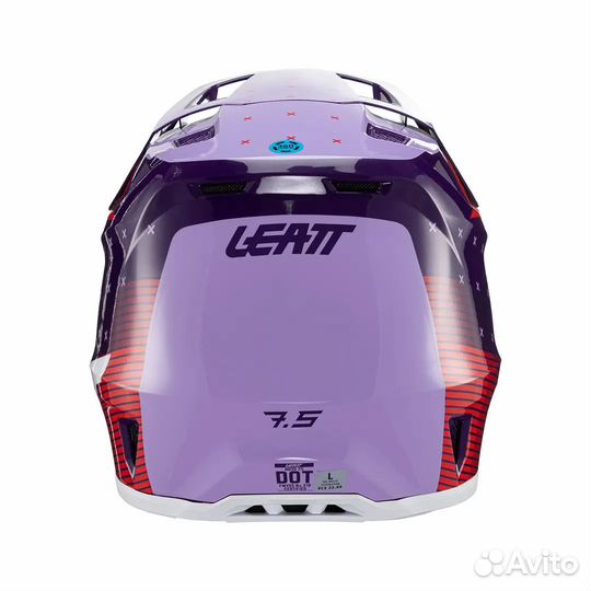 Кроссовый шлем Leatt Moto 7.5 Helmet Kit, SunDown