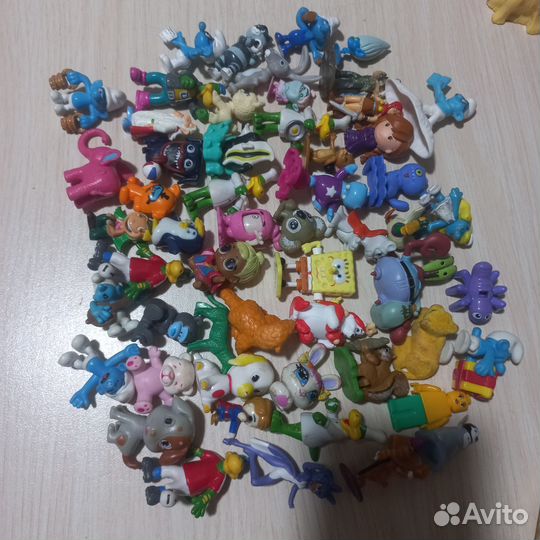 Игрушки из киндера, резиновые,фигурки игрушки