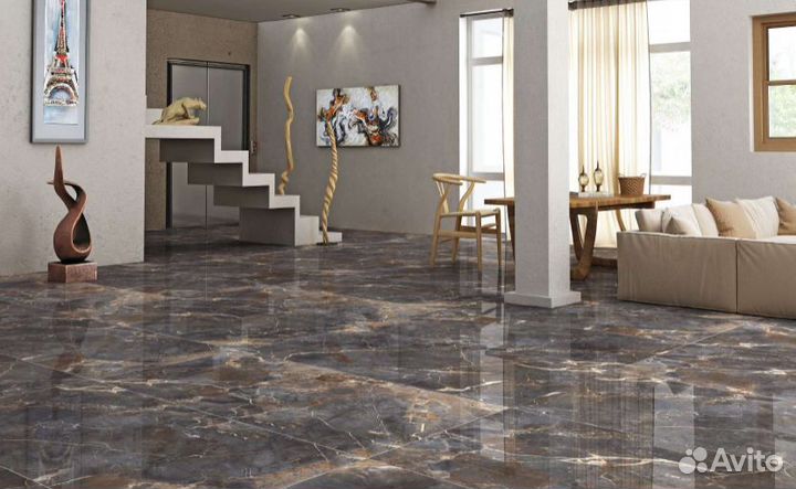 Керамогранит Arcadia Ceramica Imperial Nero Full Polished 60x120