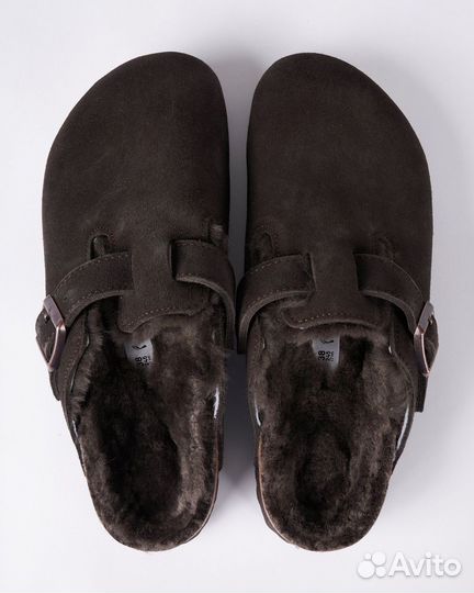 Меховые сабо новые Birkеnstосk Воston Sheаrling