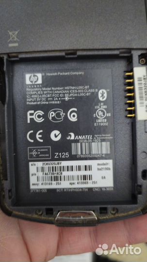 Кпк HP hx2190b