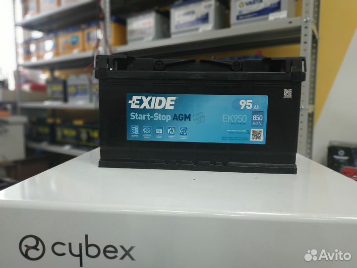 Аккумулятор 95Ач Exide 850A EK950 AGM start-stop