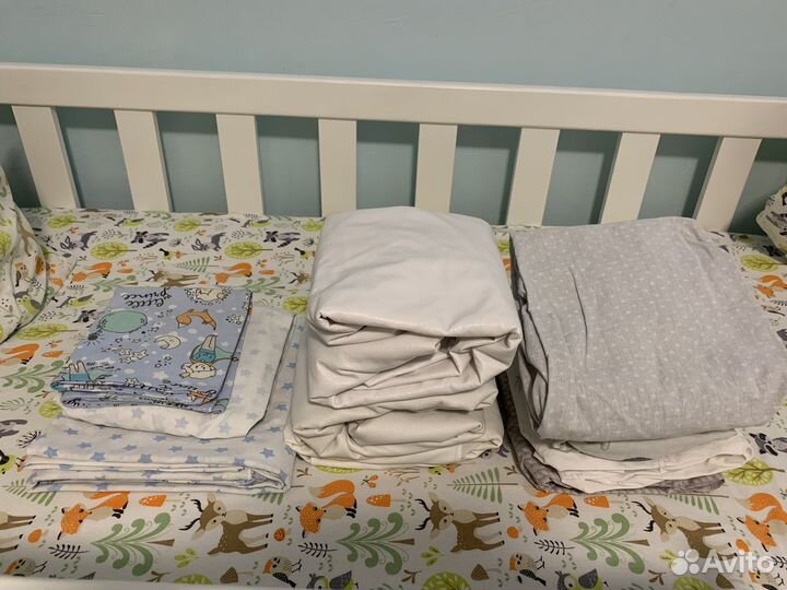 Набор постельного белья для новорожденного 120x60