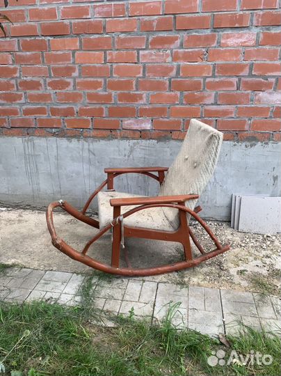 Кресло качалка старинное