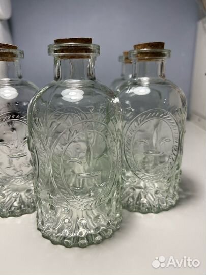 Стеклянная бутылка для специй/чая