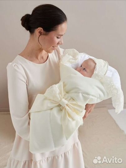 Конверт на выписку летний Luxury Baby