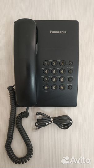 Стационарный телефон panasonic KX-TS2350RUB