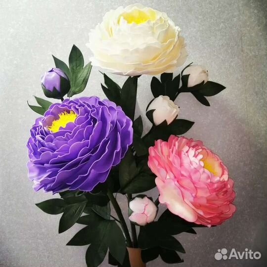 Ростовые цветы и светильники. Ручная работа