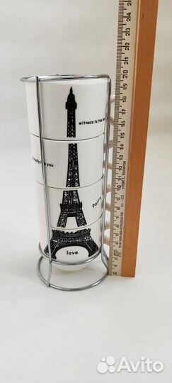 Чайный набор на 4 персоны paris новый